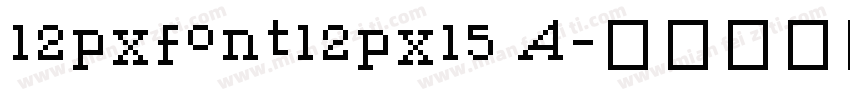 12pxfont12px15 A字体转换